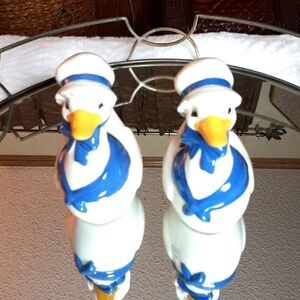 Ducky salt Shaker & Pepper 80sVintage Set‎ 2